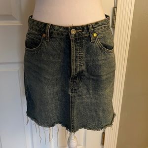 We the Free Denim mini skirt